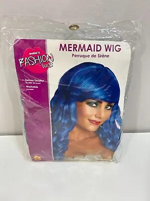 Rubies Women Dress Up Halloween Costume Mermaid Fashion Wig Adult Blue • $12.89