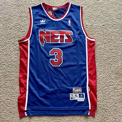 New Jersey Nets Throwback Jersey - Drazen Petrovic - #3 Men’s X-Large • $42.49