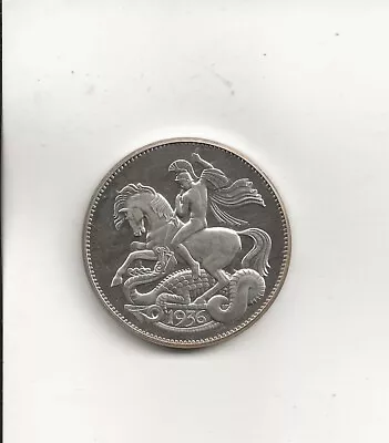 1936: Edward VIII: Retro Pattern Silver Crown • £3