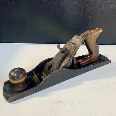 Vintage Union Wood Plane 13” West Haven CT Early Model Complete Made In USA. • $55