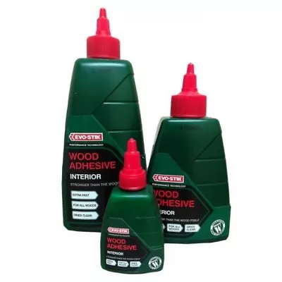 £16.95 • Buy Interior Wood Adhesive Glue | Evo Stik Extra Strong Fast Set Clear Bond Inside