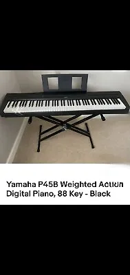 Yamaha P45B Weighted Action Digital Piano 88 Key - Grey • £400