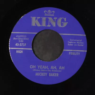 MICKEY BAKER: Oh Yeah Ah Ah / Baby Let's Dance King Records (3) 7  Single • $30