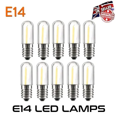 LED Chandelier Lamp Bulb 1W =10 Watt Small Screw Dimmable SES E14 Cool White • £3.95