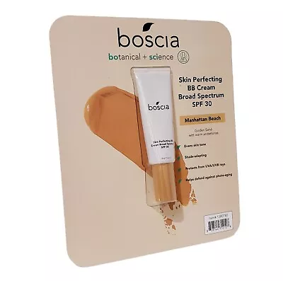 Boscia Skin Perfecting BB Cream SPF 30 Manhattan Beach 1.7oz Vegan New • $29.50