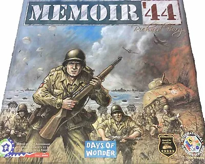 Memoir '44 Board Game WWII Base Game Days Of Wonder Complete Army Game Wargamer • $89.88