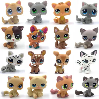 £4.79 • Buy Old Littlest Pet Shop Cats Rare LPS Toys Cute Short Hair Kitty For Girls Gift