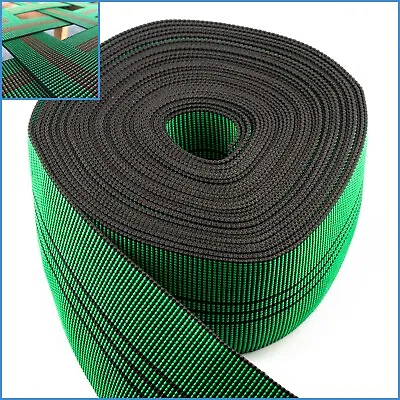 Per Metre - 70mm Elasbelt Latex Upholstery Webbing For Sofa Couch Lounge Repair • £9.34