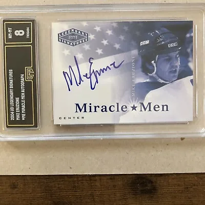 MIKE ERUZIONE 2004-05 UD Legendary Signatures Miracle Men AUTO TEAM USA NM-MT 8 • $229.99