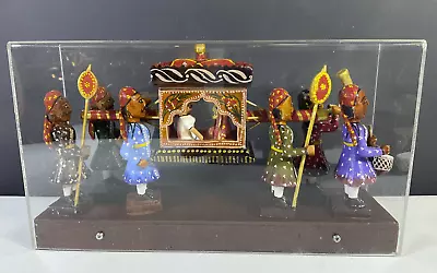 Indian Kondapalli Doll Marriage Procession Diorama • $84.99