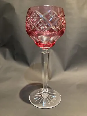 VAL St LAMBERT Crystal - Unknown Cut - Liqueur Glass / Glasses • £29.99