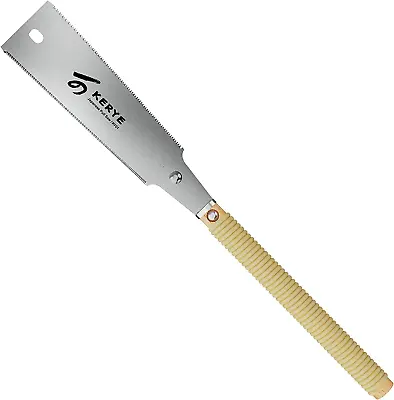 Japanese Pull Hand Dovetail Saw 9.5 Inch With Double Edges Ryoba Flush Cut Saw  • $19.76