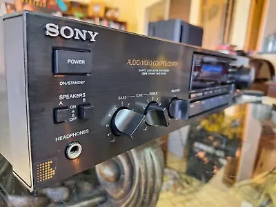 Sony Bundle STR-AV320 FM Receiver Audio/Video Control Ctr. W/Speakers SS-B1000 • $149.95