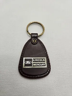 Vintage Ford Lincoln Mercury Advertising Keychain. Brown Plastic  • $8