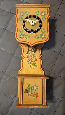 Linden Blackforest Black Forest Mini Dollhouse Wooden Cuckoo Clock Flowers  • $43.99