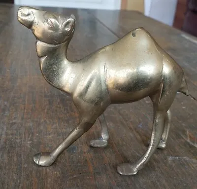 $25.75 • Buy Vintage Solid Brass Metal 1 Hump Camel Dromedary 4  Tall Figurine