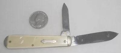 116h - Vintage Two Blade Pocket Knife  - Cracked Ice - No Brand • $5