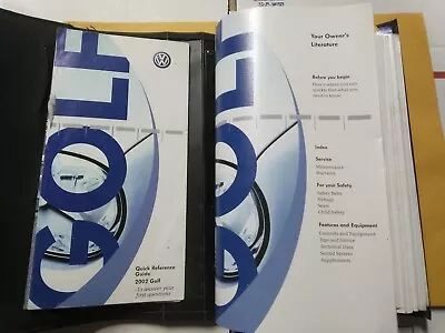 2003   Vw Golf     Owners Manual & Case • $21