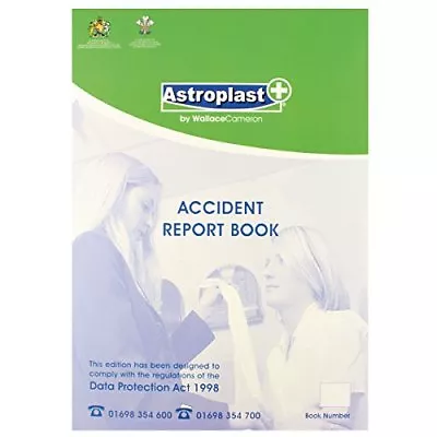 £7.51 • Buy Accident /Injury Report Book A4 Comply With Data Protection Act 1998 