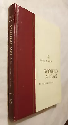 Rand Mcnally World Atlas Imperial 1968  Hardcover Vintage Collectible Book • $8.50