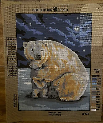 $28.99 • Buy Needlepoint Canvases 40x50 Polar Bears Canvas Only