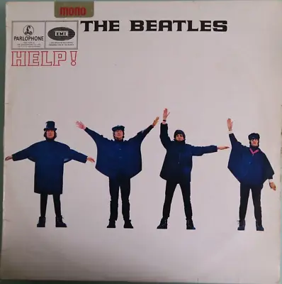 Beatles HELP New Zealand MONO 1st Pressing 12'' Vinyl Lp 1965 GOLD FOIL STICKER • $129.99