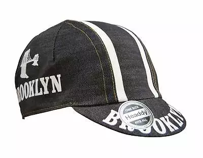 $21.95 • Buy Brooklyn Cycling Cap In Denim By Headdy - Made In Italy