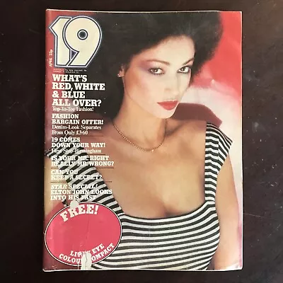 Vintage 19 Magazine 1976 April UK Teen Fashion Lifestyle Women Very RARE • $40.50