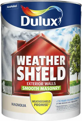 Dulux Weathershield Smooth Masonry Paint 5L  • £32.99