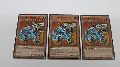 3x MACHINA FORTRESS UNLIMITED EDITION  AP06-EN020 COMMON YUGIOH NM / UNPLAYED • $4.99