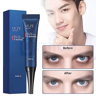 Awaken Peptide Depuffing Eye Gel Men's Moisturising Cool Tender Eye Cream • £5.49