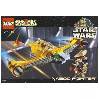 LEGO Star Wars Episode I Anakin's Naboo Fighter #7141 100% Complete R2 1999 • $59.95