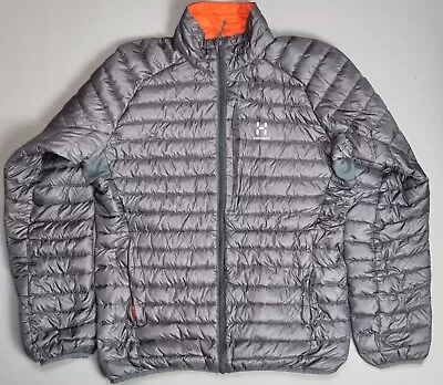 Haglofs Essens II Jacket Men’s Medium Down Fill Pertex Shell Quilted Puffer • £95