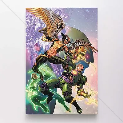 $54.95 • Buy Hawkgirl Justice League Poster Canvas Vol 4 #07 DC Comic Book Art Print