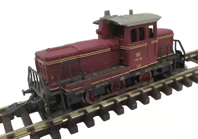 Working Marklin Z Gauge V 60 107 Diesel Switch Engine Db Red Loco • $232.30