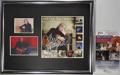Signed Moody Blues Justin Hayward Autographed Cd Display Certified Jsa # Dd47623 • $150