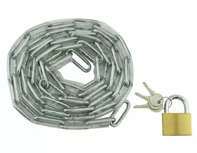 New! Absolute Bicycle Chain Steel Lock 5mm X 72 In Clear. • $25.99