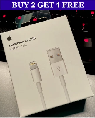 £2.59 • Buy Genuine IPhone Charger Fast For Apple Cable USB Lead 6 7 8 X XS XR 11 Pro Max UK