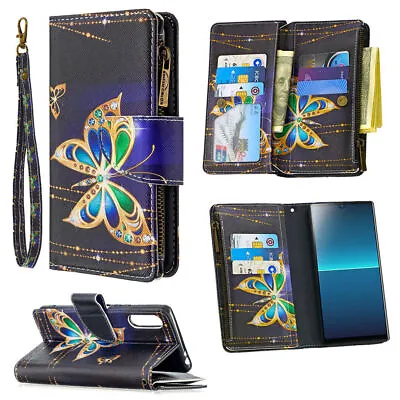 Butterfly Wallet Phone Case For IPhone Samsung Huawei Xiaomi OPPO Infinix LG Mot • $7.20