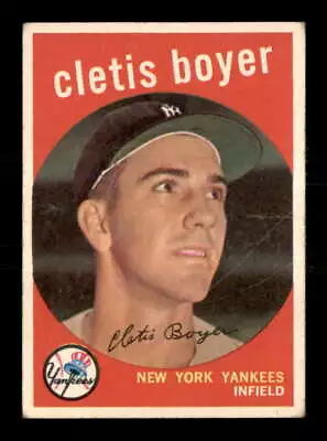 1959 Topps #251 Clete Boyer   G/VG X2939147 • $4.50