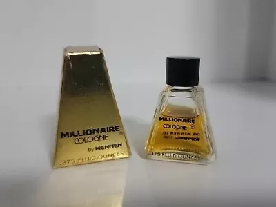 Vintage Mennen Millionaire Cologne .375 Oz 11ml Mini Travel Size • $13