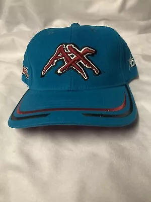 Memphis Maniax XFL Football Vintage Hat Cap Adjustable Black Teal Tennessee • $24.95