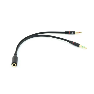 £2.56 • Buy 3.5mm Jack Microphone Headset Audio Splitter Cable 1 Female To 2 Male Headphone