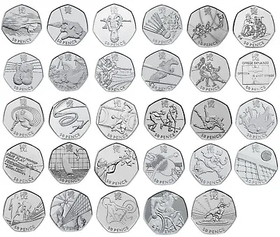 Olympic 50p Coins 2011 Fifty Pence • £3.75