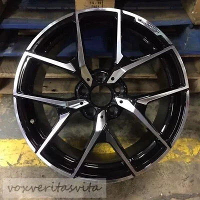 18  Black Y Amg Style Wheels Rims Fits Mercedes Benz C320 C350 C280 C240 W203 • $860.89