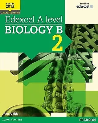 Edexcel A Level Biology B Student Book 2 + ActiveBook (Edexcel GCE Science 2015) • £8.04