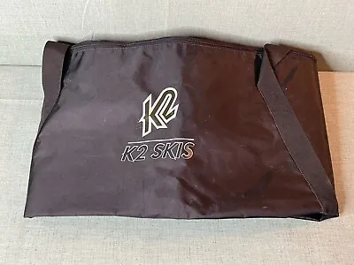 Vintage Ski Carrier Bag 1980s Snow Skies Black Ski Tech Approx 80  Long - FLAW • $30