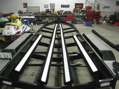$18.50 • Buy 3  X 48  NEW BOAT TRAILER CARPET BUNK PLASTIC SLIDE RAIL Poly Glide Pontoon Lift