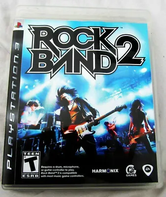 £7.26 • Buy Rock Band 2 - Sony PS3 Musical Instrument Vocals Guitar Bass Drums Game