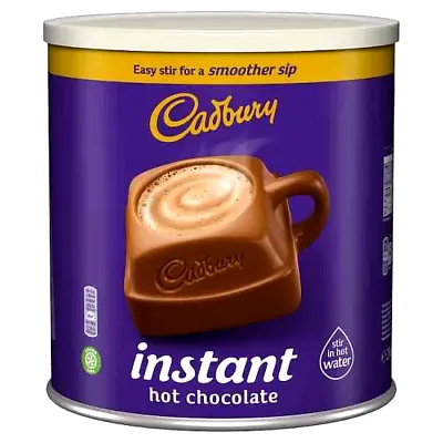 Cadbury Instant Hot Chocolate Drinking Powder Just Add Hot Water 2 X 2kg Tubs • £42.99